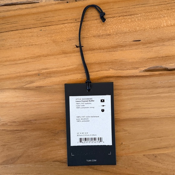 Lexus Tumi Framed Duffle - Picture 8 of 8